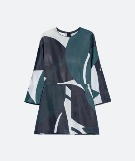 Vestido elegante Abstract Forest